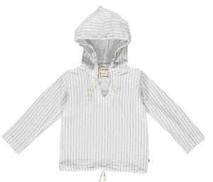 ST. IVES Gauze hooded top