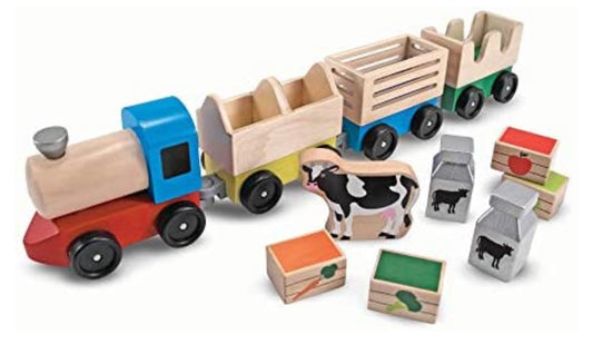 Wooden Farm Train