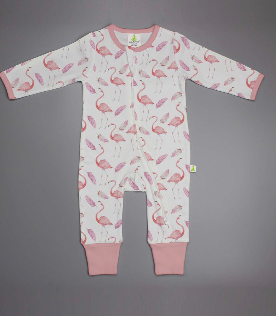 Long Sleeve Zipsuit without feet - Imababywear