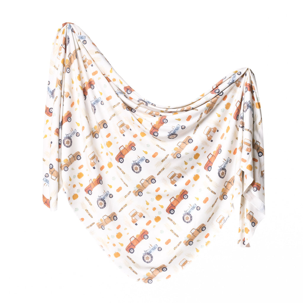 Gender Neutral/Boys Knit Swaddles- Copper Pearl