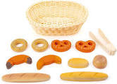 Wooden bread and Basket Set - Small Foot