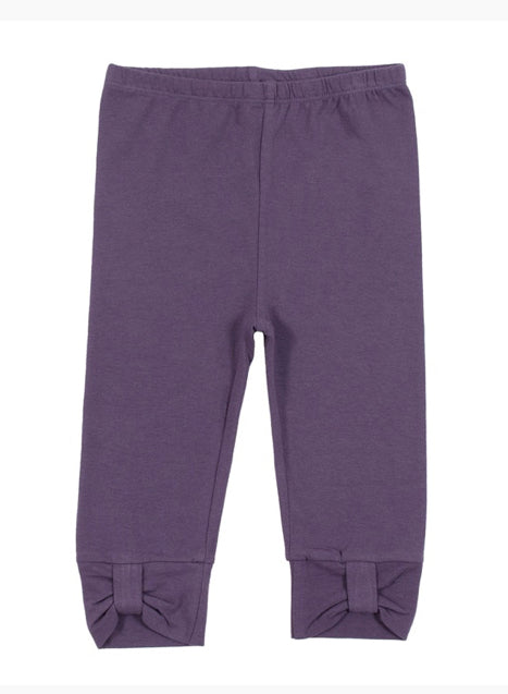 3/4 Lilac Cotton Leggings-Nano